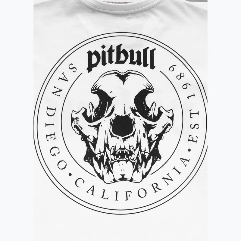 Pánské tričko na lezení Pitbull O'Side Skull white 9
