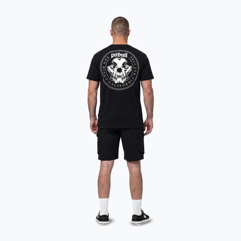 Pánské tričko na lezení Pitbull O'Side Skull black 3