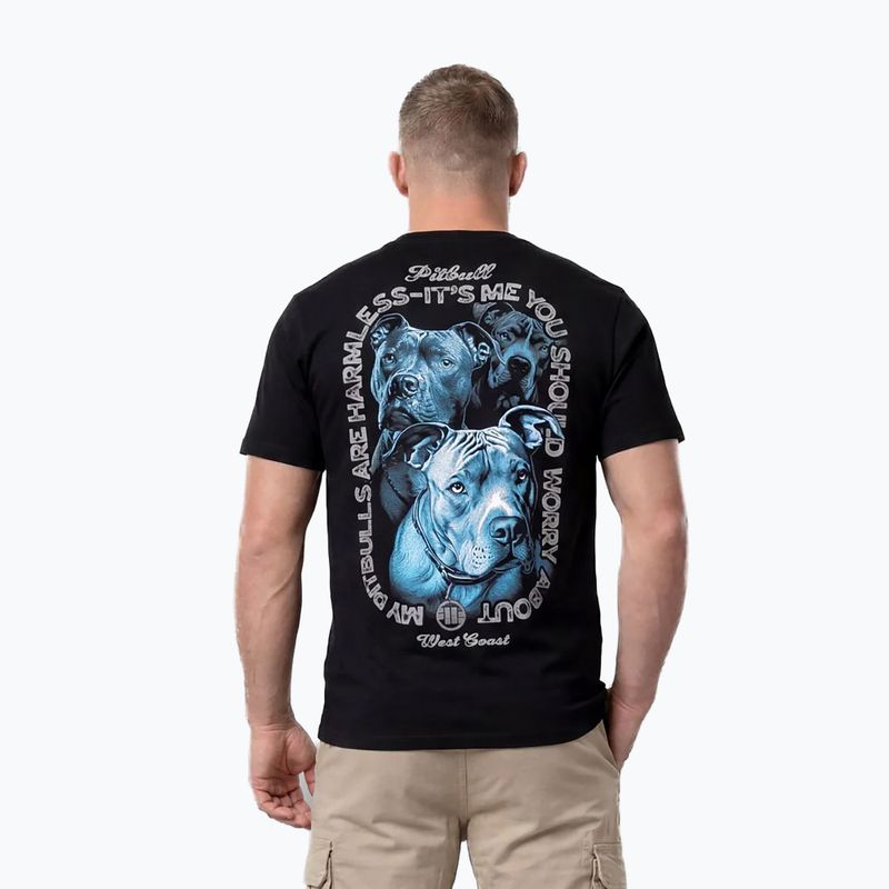 Pánské tričko na lezení Pitbull Protector black 3