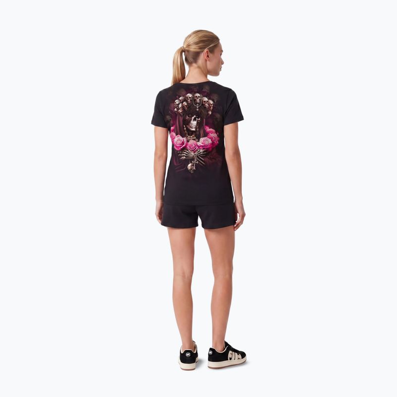 Dámské tričko Pitbull Santa Muerte black/pink 4