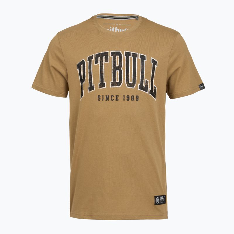 Pánské tričko na lezení Pitbull Norton brown 2
