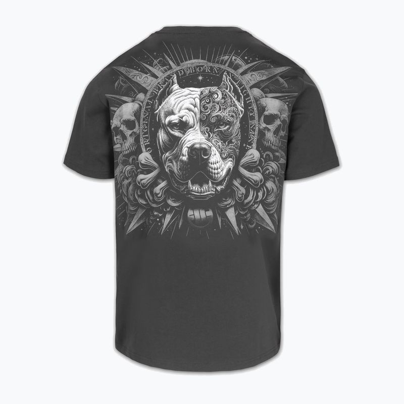Pánské tričko na lezení Pitbull World graphite 2