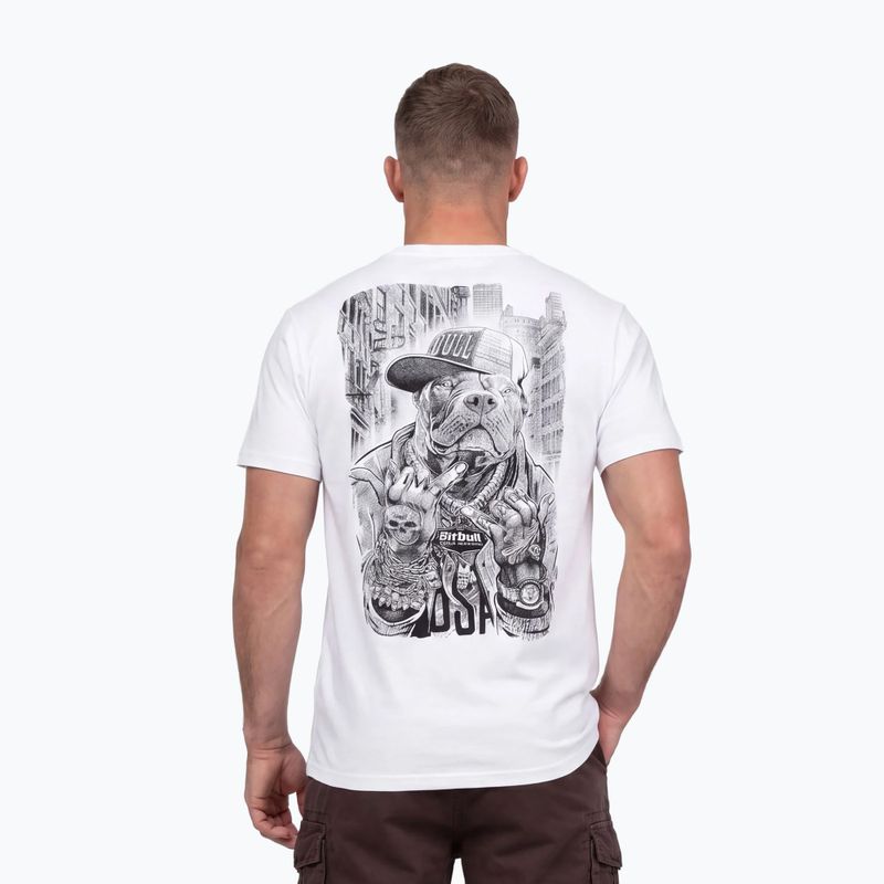 Pánské tričko na lezení Pitbull Avenue white 3