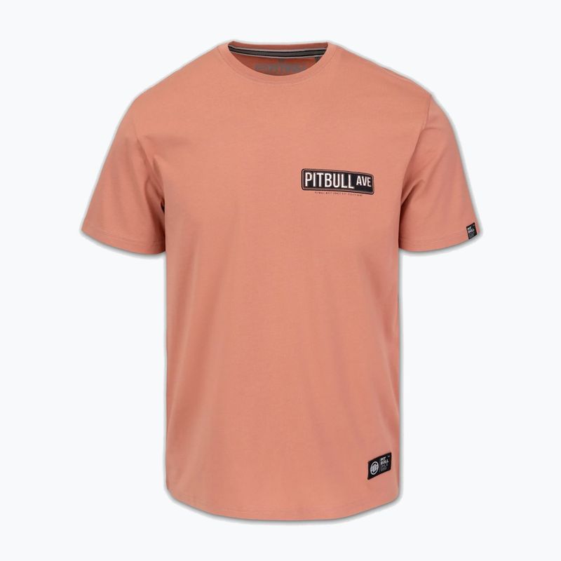 Pánské tričko na lezení Pitbull Avenue pale salmon