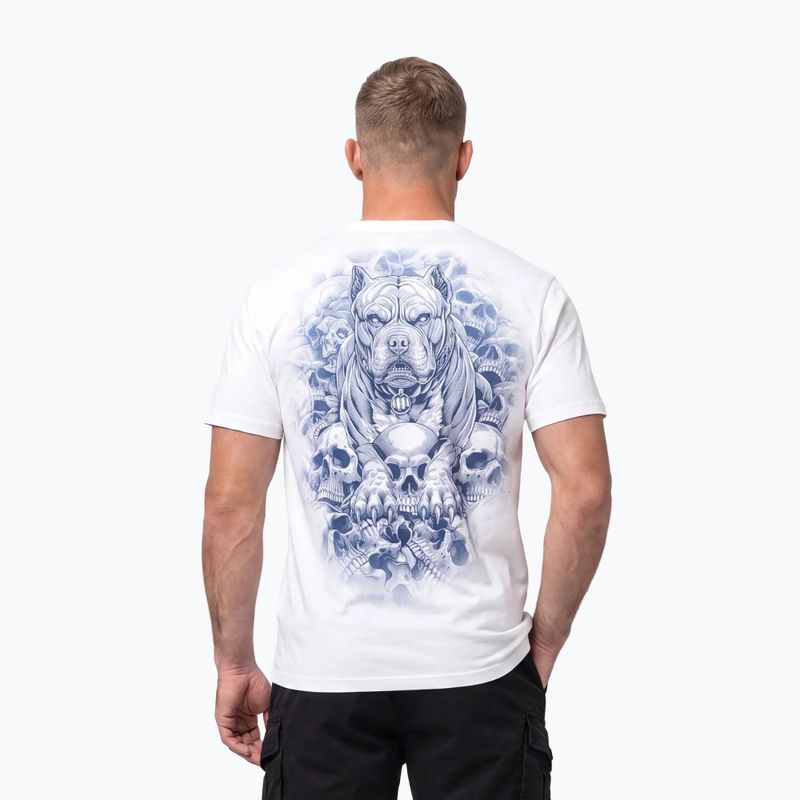 Pánské tričko na lezení Pitbull Guardian Angel white 9