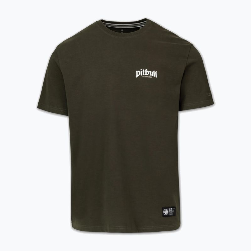 Pánské tričko na lezení Pitbull O'Side Small dark green 2