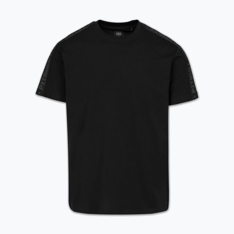 Pánské tričko na lezení Pitbull West Coast Tape black/black 3