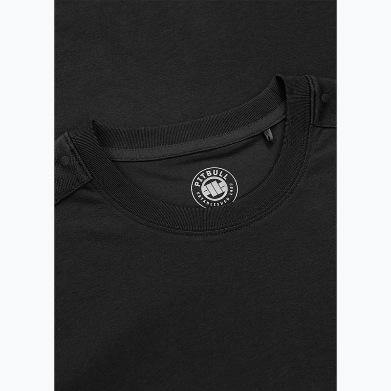 Pánské tričko na lezení Pitbull West Coast Tape black/black 5