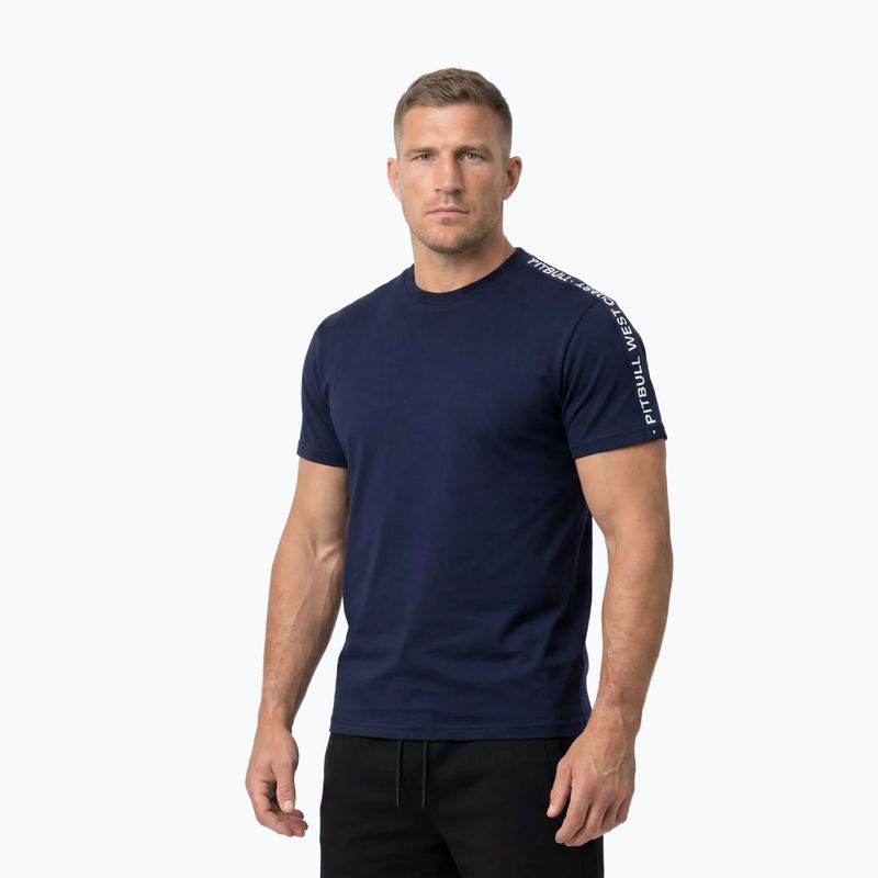 Pánské tričko na lezení Pitbull West Coast Tape dark navy
