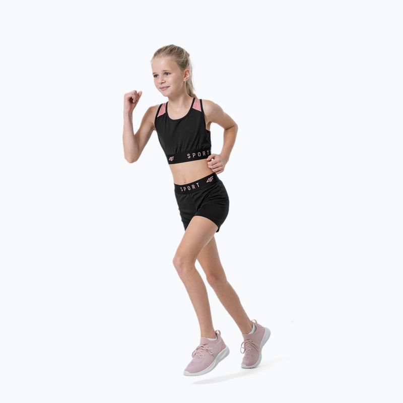 Dětský tréninkový top 4F HJZ22-JTOPD001 černý 2