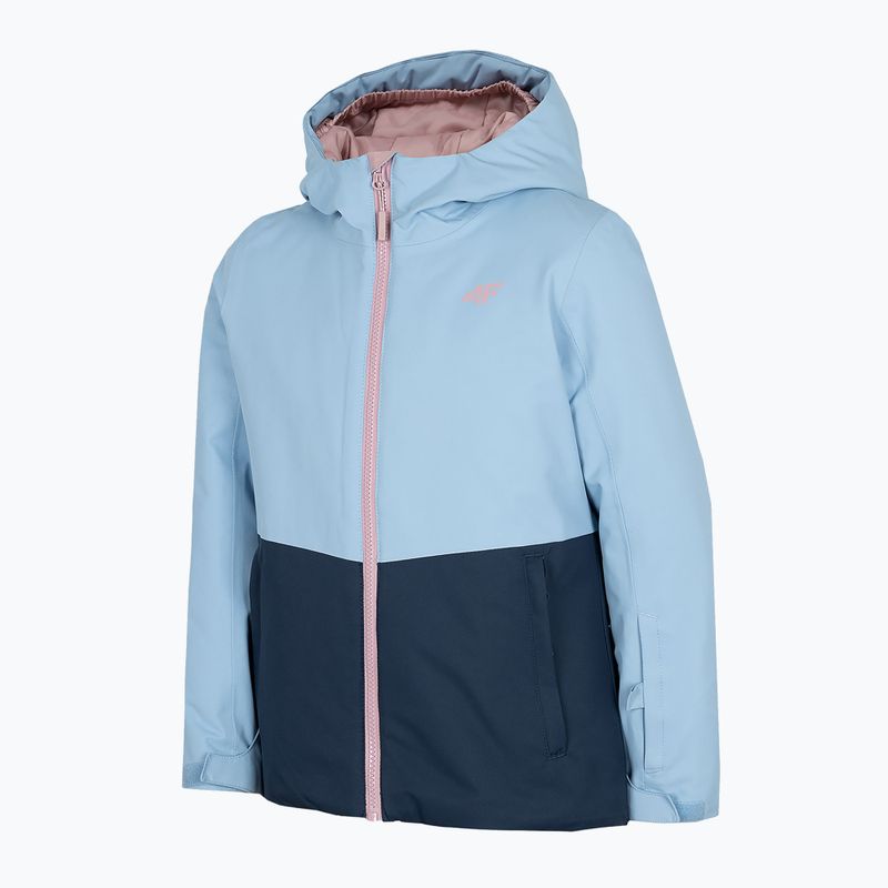 Dětská lyžařská bunda 4F modrá HJZ22-JKUDN001 3