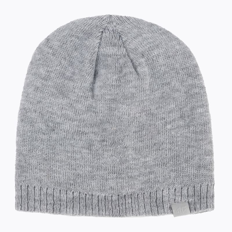 Dámská zimní čepice 4F šedá H4Z22-CAD001 5