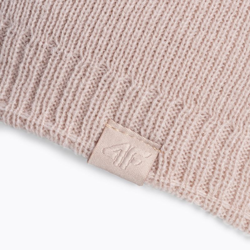 Dámská zimní čepice 4F růžová H4Z22-CAD001 4