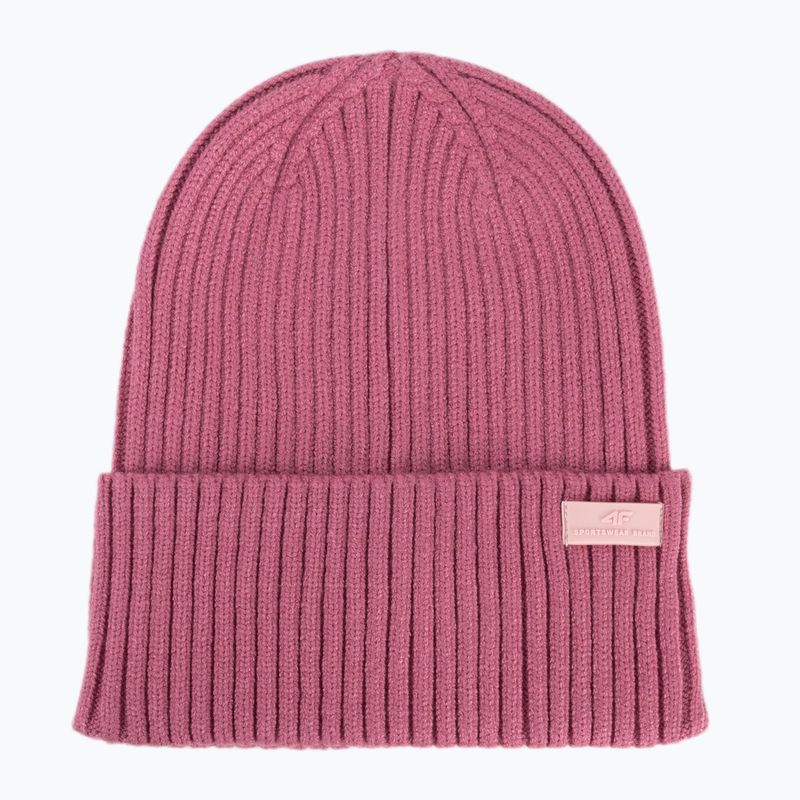 Dámská zimní čepice 4F růžová H4Z22-CAD004 5
