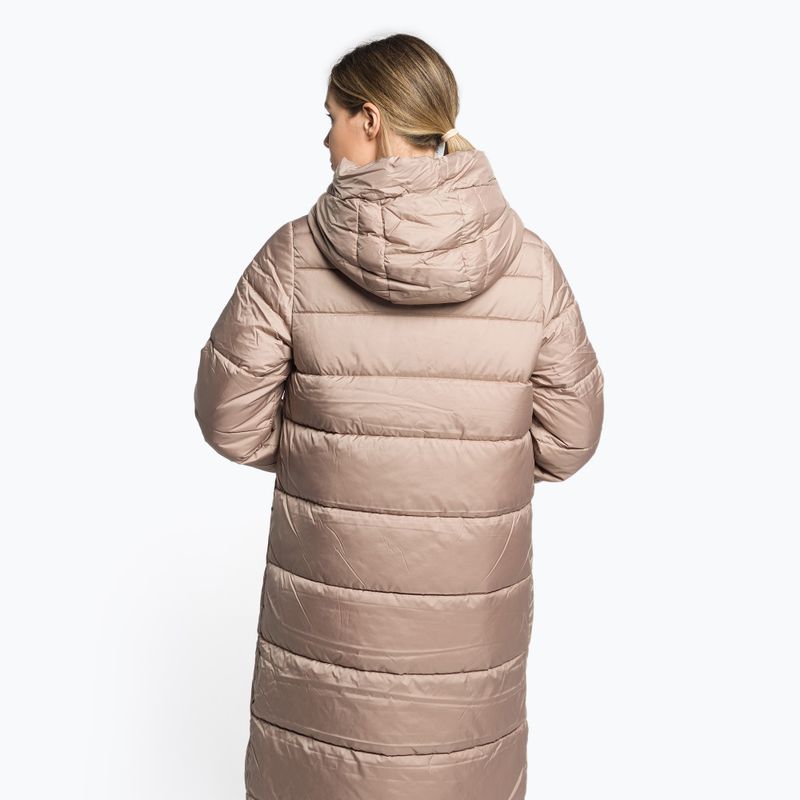 Dámská péřová bunda 4F béžová H4Z22-KUDP018 4