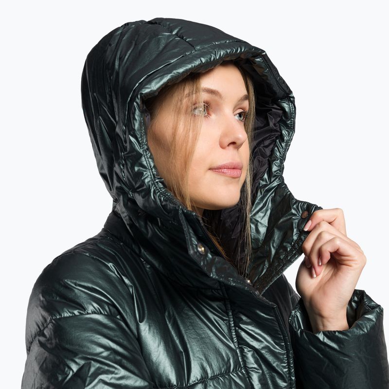 Dámská péřová bunda 4F zelená H4Z22-KUDP011 5