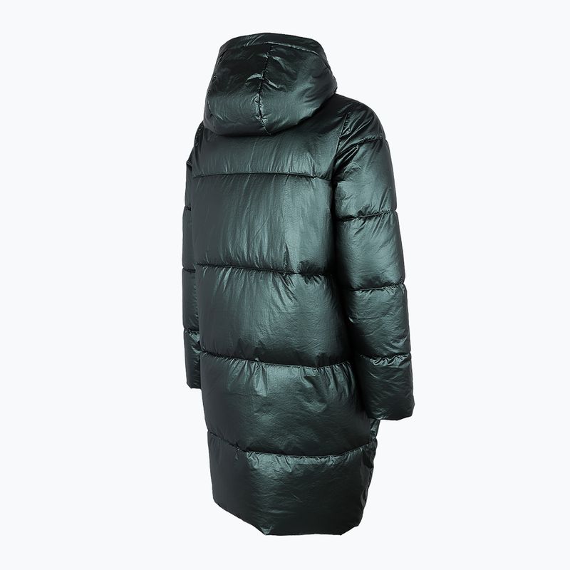 Dámská péřová bunda 4F zelená H4Z22-KUDP011 11