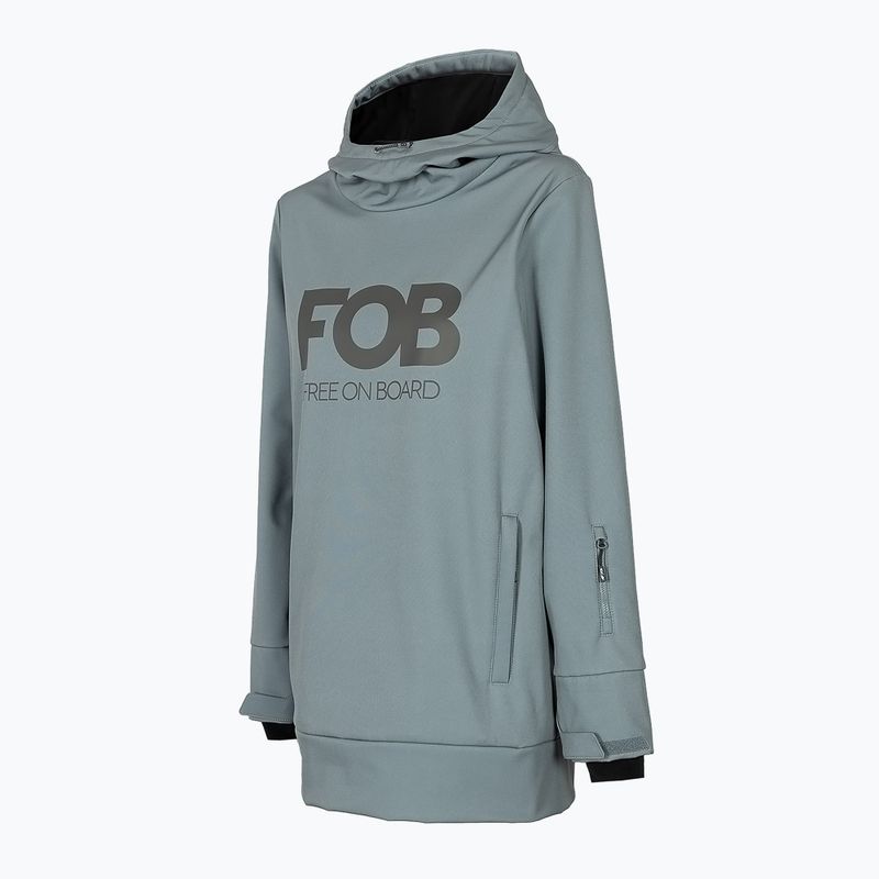 Dámská snowboardová bunda 4F SFD001F softshell modrá H4Z22-SFD001F 7
