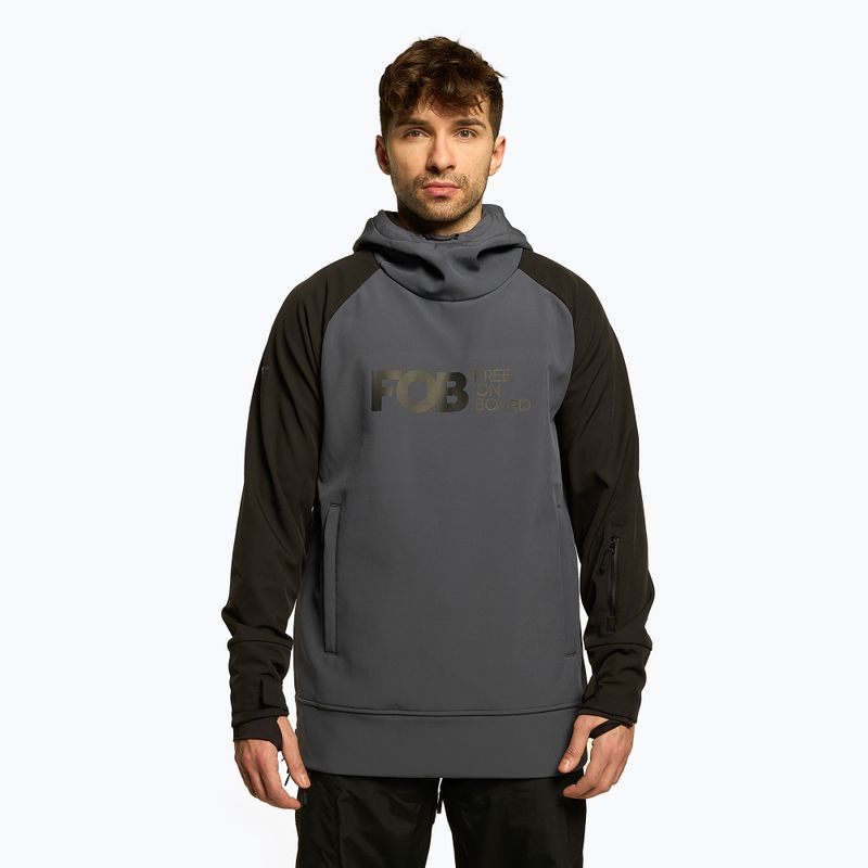 Pánská snowboardová bunda 4F graphite H4Z22-SFM001F