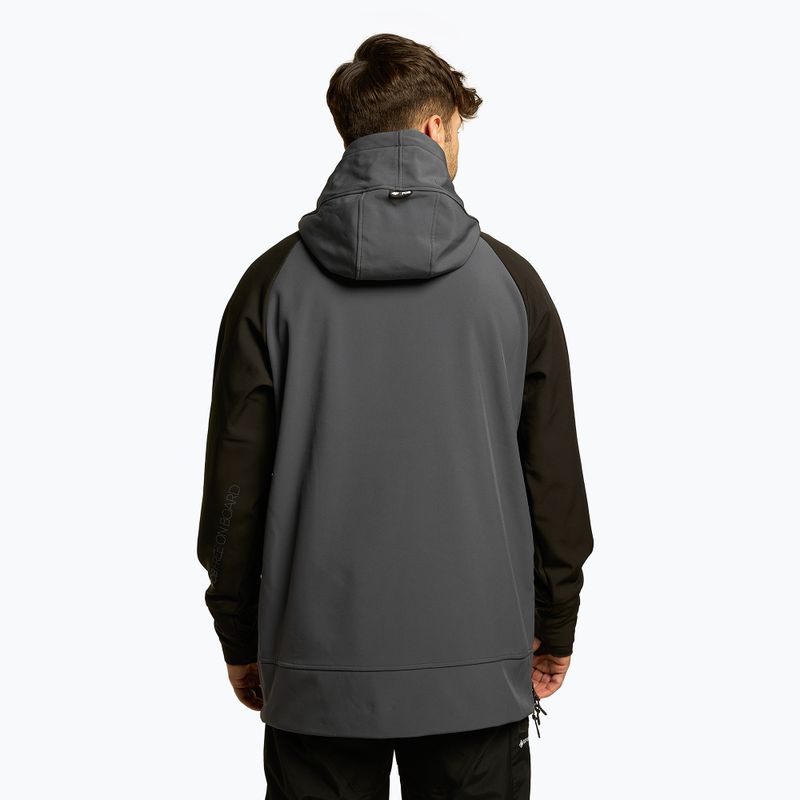 Pánská snowboardová bunda 4F graphite H4Z22-SFM001F 3