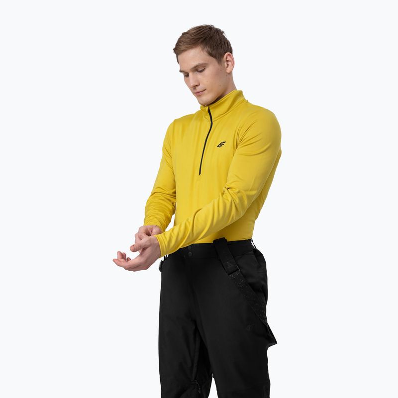 Pánská termoakční mikina 4F BIMD030 lemon 7