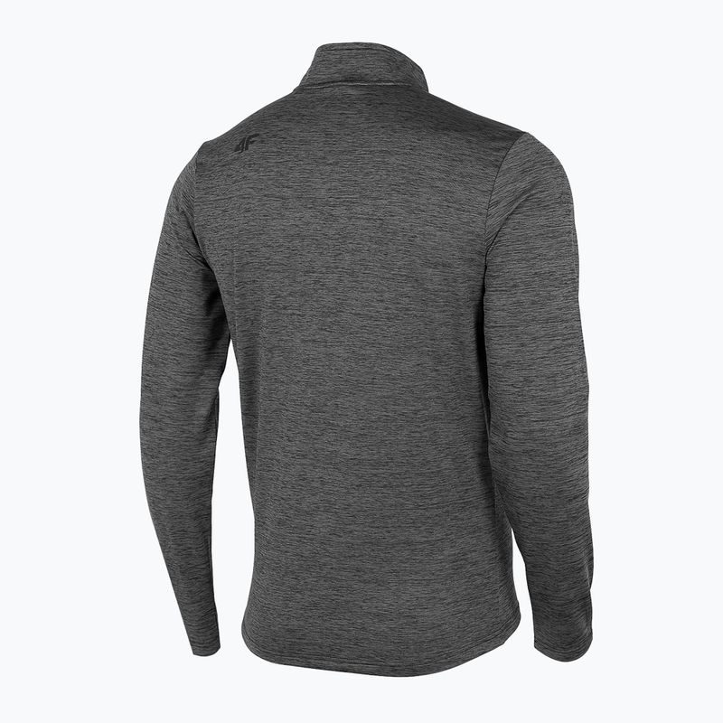 Pánská termoakční mikina 4F BIMD031 dark grey melange 3