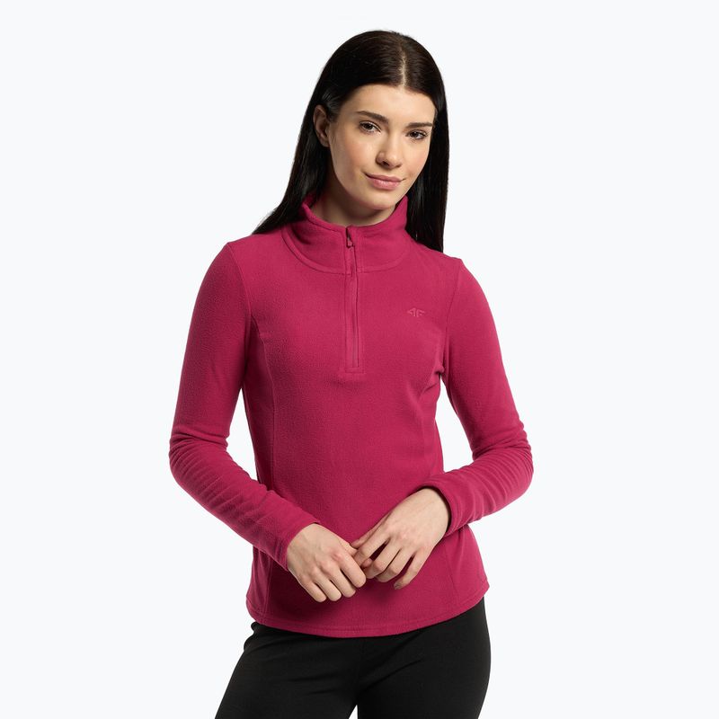 Dámská lyžařská mikina 4F BIDP010 fleece růžová H4Z22-BIDP010