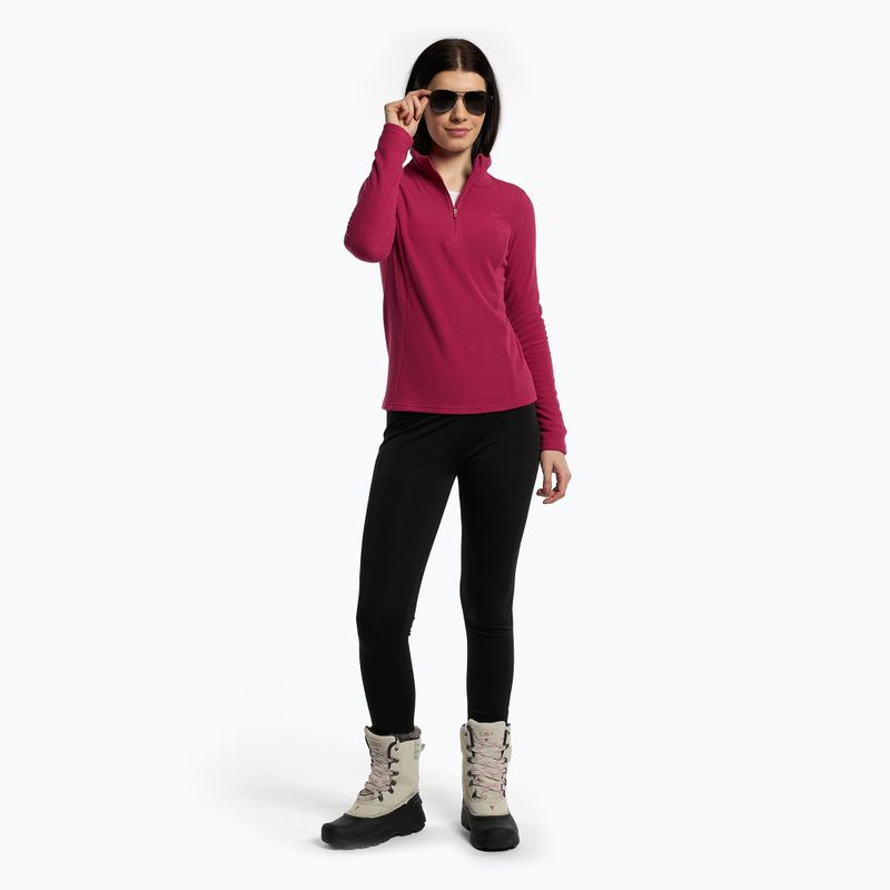 Dámská lyžařská mikina 4F BIDP010 fleece růžová H4Z22-BIDP010 2