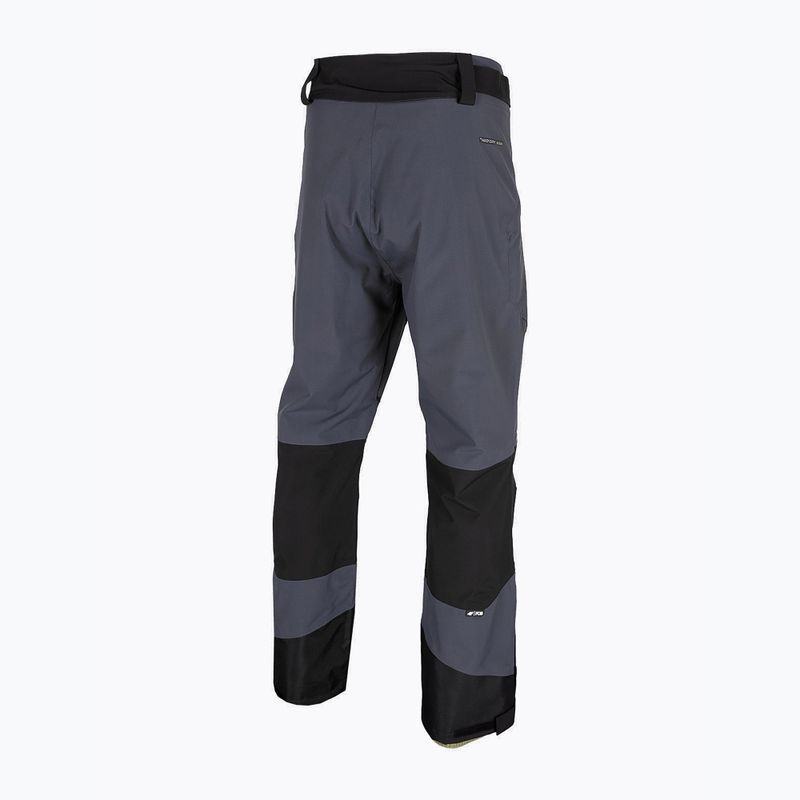 Pánské snowboardové kalhoty 4F tmavě šedé H4Z22-SPMS001 2