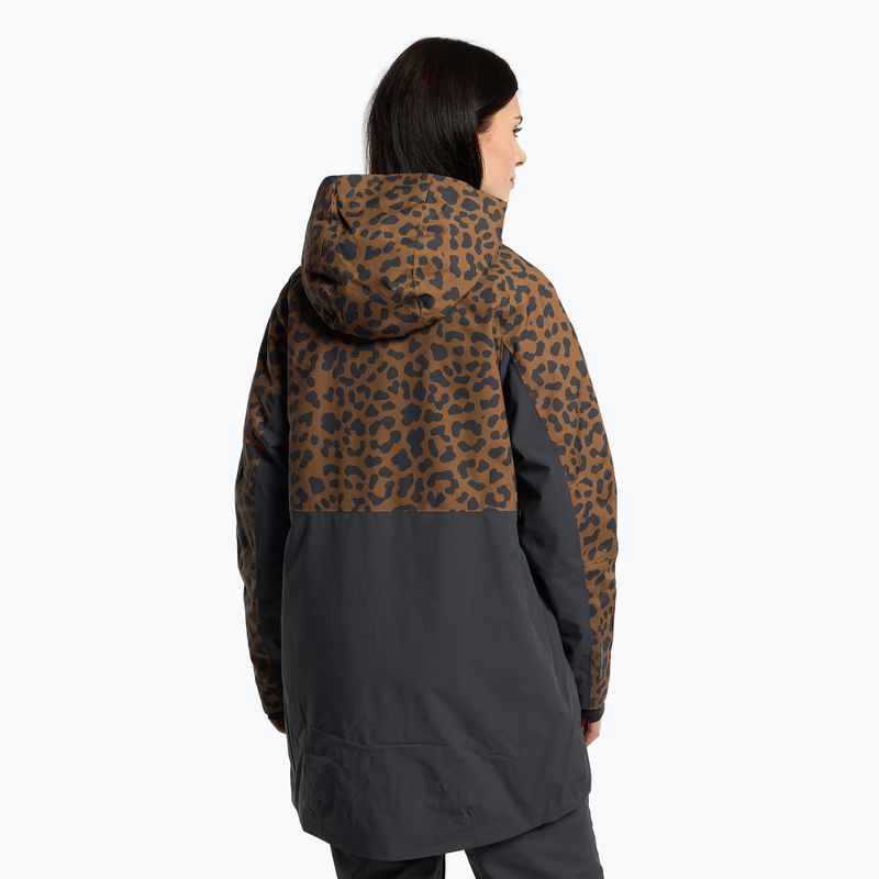 Dámská snowboardová bunda 4F hnědá H4Z22-KUDS002 3