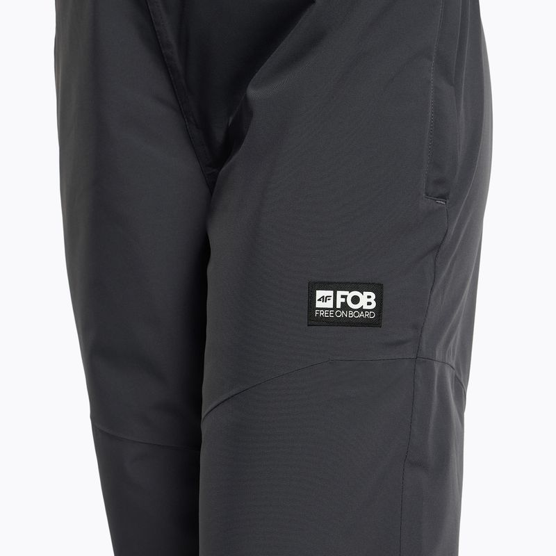 Dámské snowboardové kalhoty 4F SPDS002 tmavě šedé H4Z22-SPDS002 7