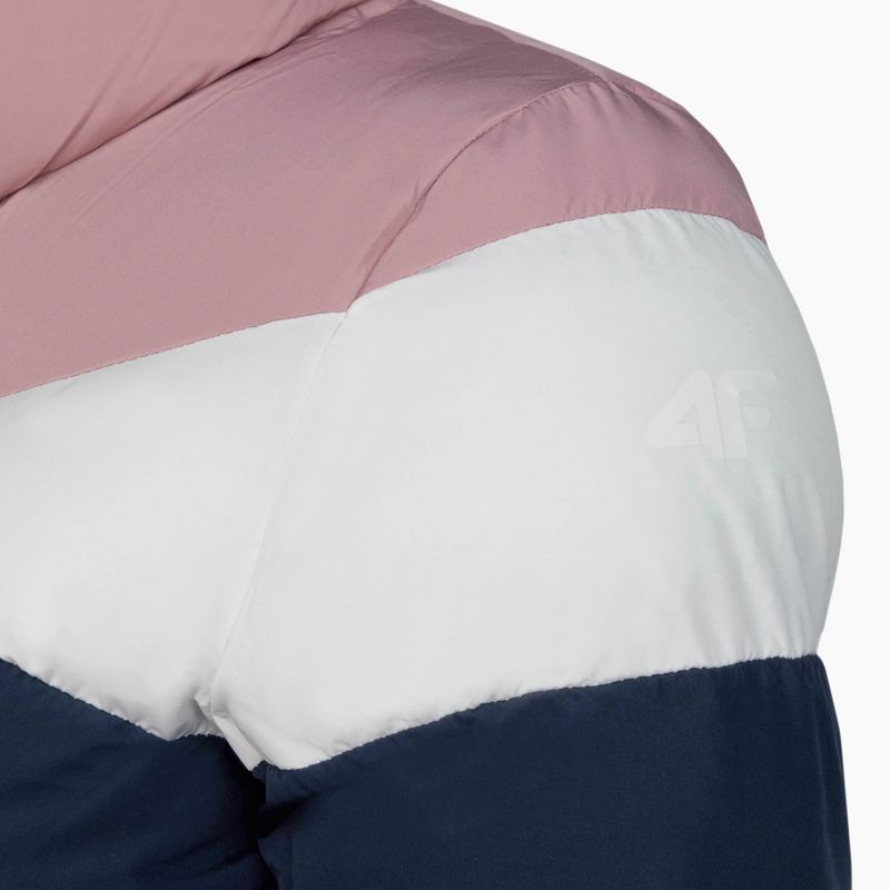 Dámská péřová bunda 4F tmavě modrá H4Z21-KUDP007 12