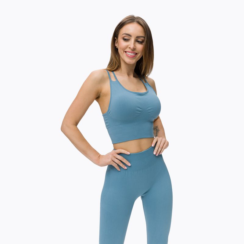 Dámský top s košíčky STRONG POINT Shape & Comfort modrý 1128