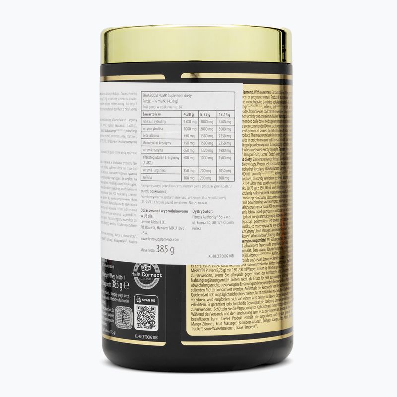 Fitness Authority Levrone Shaaboom Pump 385 g exotic 2
