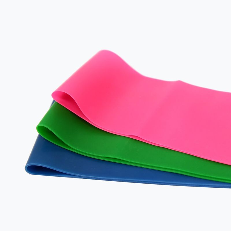 Posilovací guma Body Sculpture Bb 103 pink/green/blue 4
