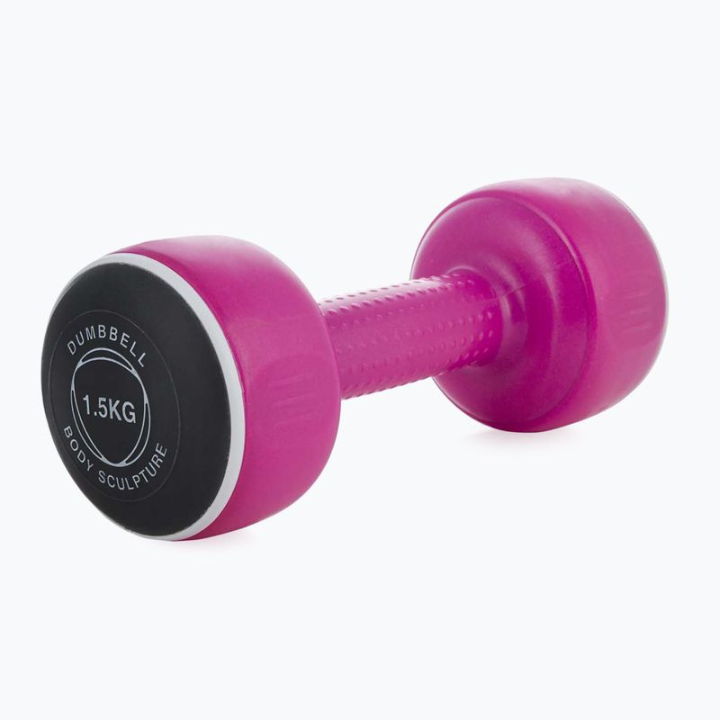 Vinylové činky Body Sculpture Smart Bw 108 3 kg pink 3