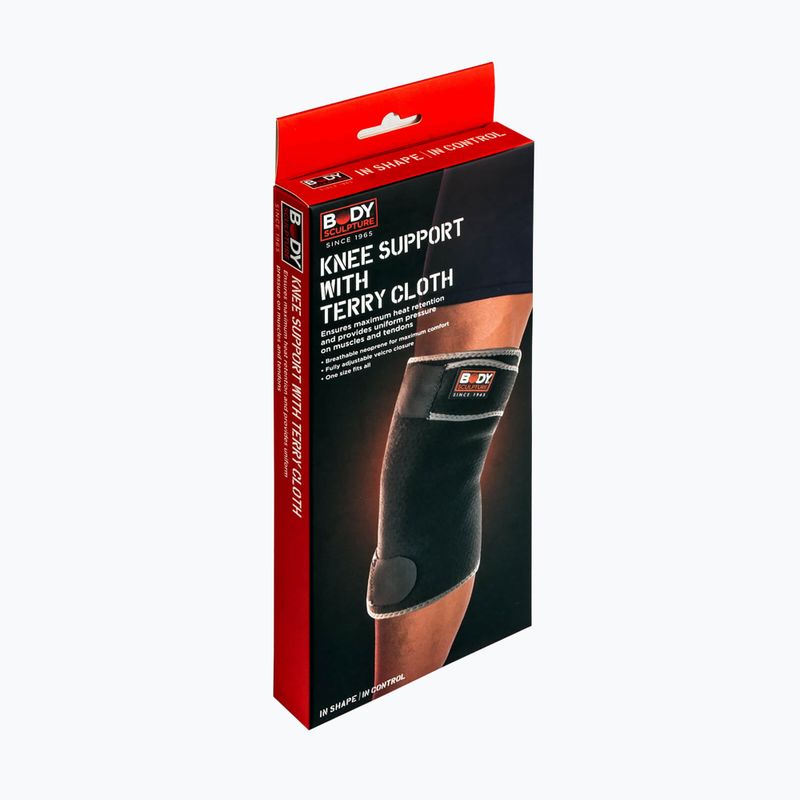 Kompresní pás na koleno Body Sculpture Frotte Bns 7105E black 7