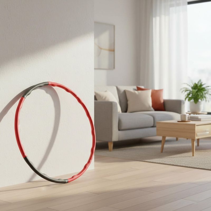 Hula hoop s závažím Body Sculpture Bb 6450 2 Kg black/red 8