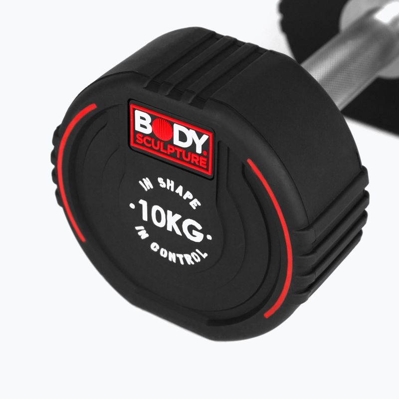 Gumová činka Body Sculpture TPU BW 133 10 kg black 5