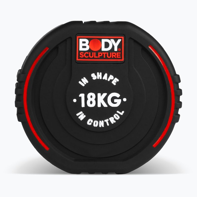 Gumová činka Body Sculpture TPU BW 133 18 kg black 4