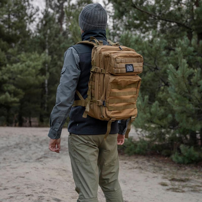 Turistický batoh OFFLANDER Survival 43 l khaki 8