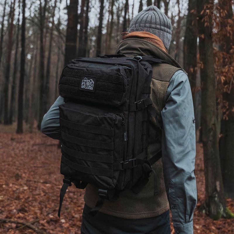 Turistický batoh OFFLANDER Survival 43 l black 7
