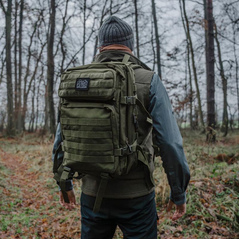 Turistický batoh OFFLANDER Survival 43 l green 7