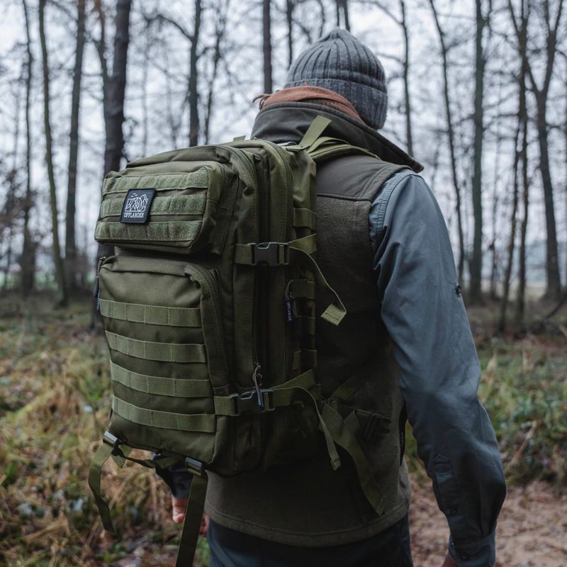 Turistický batoh OFFLANDER Survival 43 l green 8