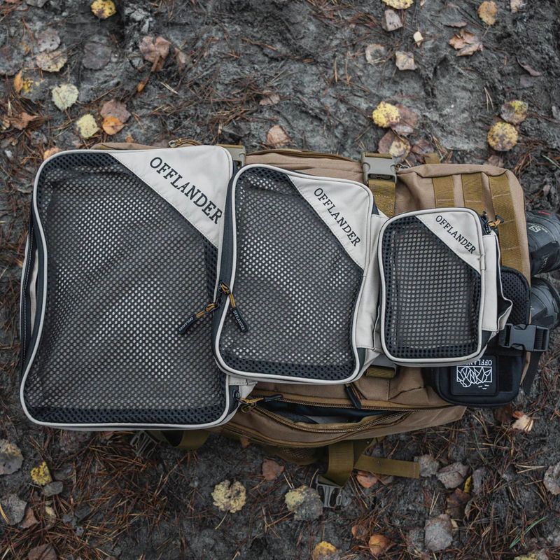 Cestovní organizér OFFLANDER Set 3 pack sand/black 7
