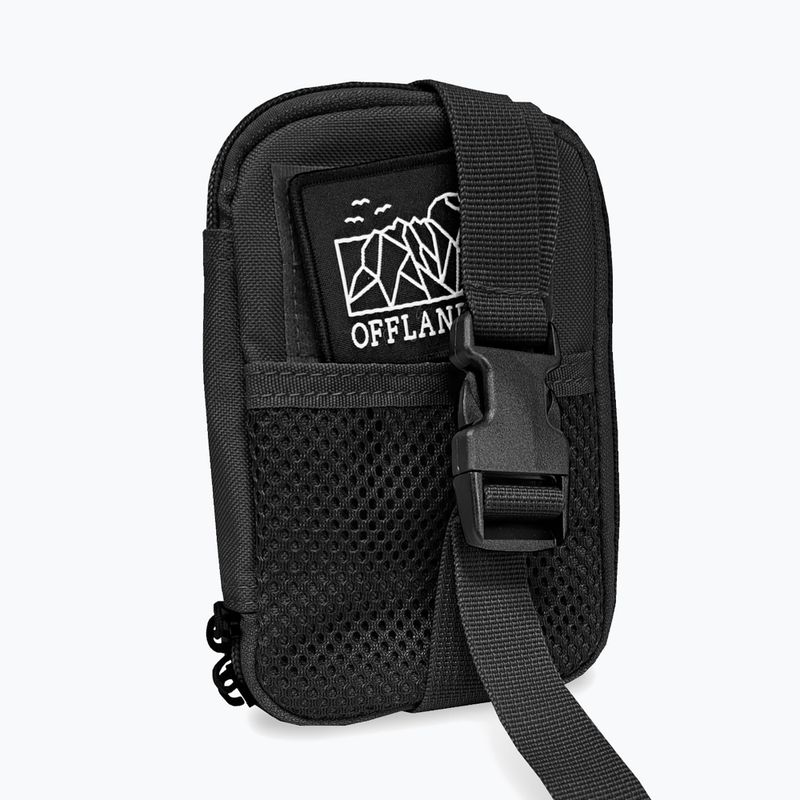 Taktická kapsa Offlander Molle z rzepem na dokumenty black 2