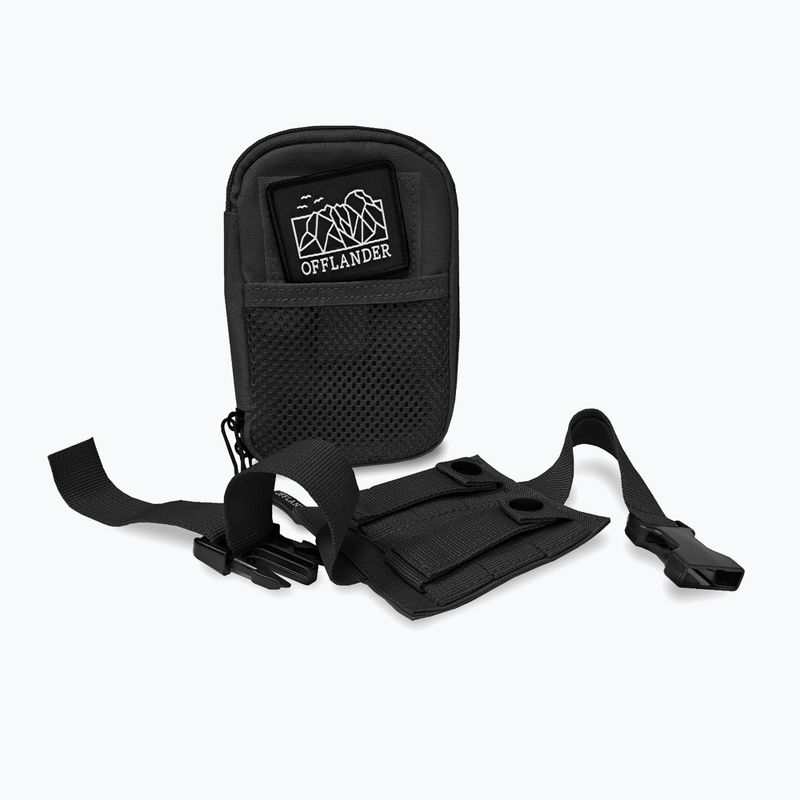Taktická kapsa Offlander Molle z rzepem na dokumenty black 3