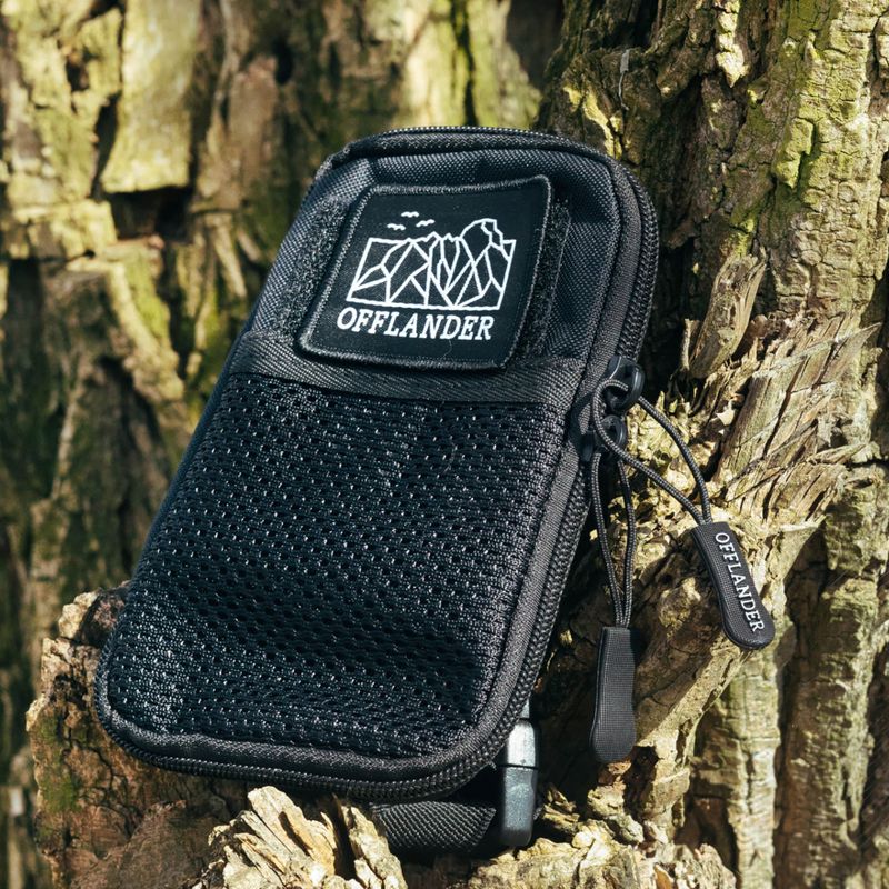 Taktická kapsa Offlander Molle z rzepem na dokumenty black 7