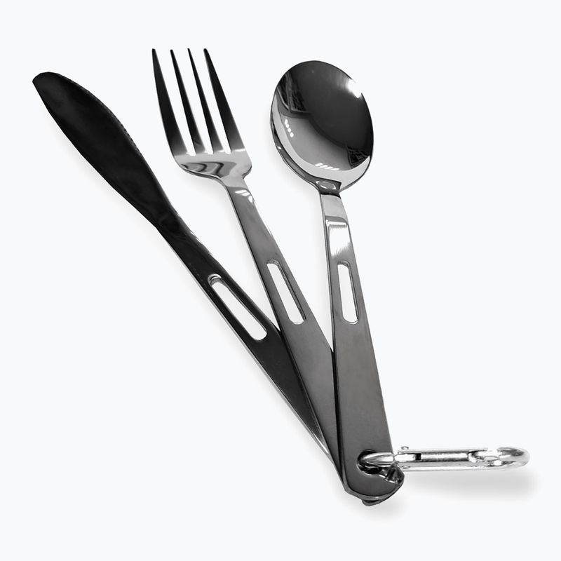 Sada příborů OFFLANDER Camping Cutlery Set with Case green 8