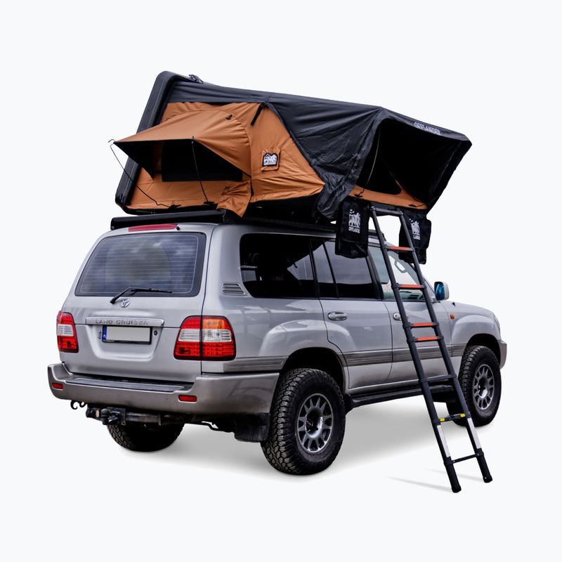 Střešní stan pro 2 osoby OFFLANDER Fold 2 Grizzly beige/brown 2